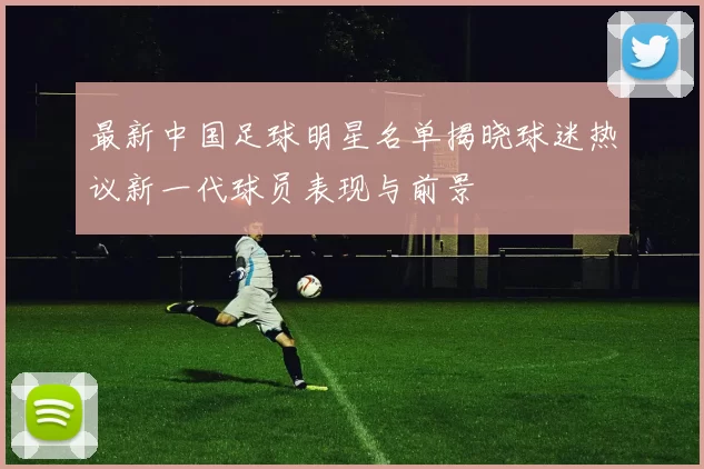 最新中国足球明星名单揭晓球迷热议新一代球员表现与前景
